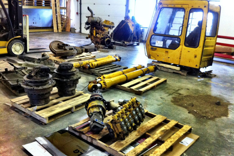 Used heavy equipment and parts