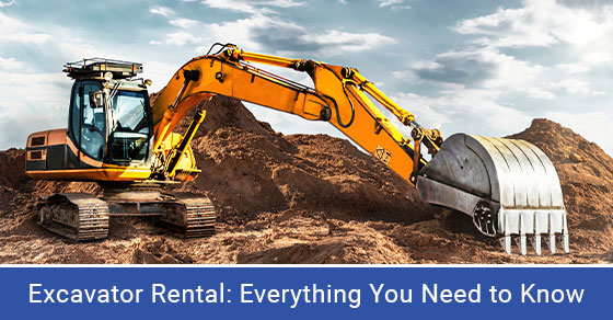 Excavator rental: everything you need to know